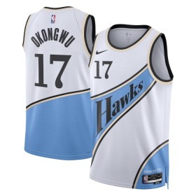 Dres Atlanta Hawks onyeka Okongwu Nike 2024-25 City Edition Bijela Swingman